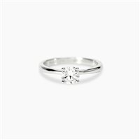 Anello Mabina Donna in Argento Diamante Lab Grown